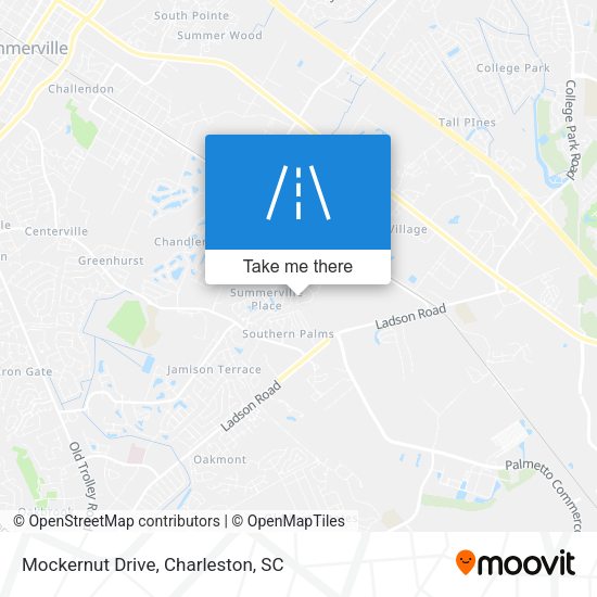 Mockernut Drive map