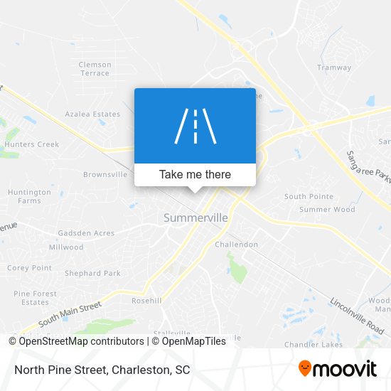 Mapa de North Pine Street