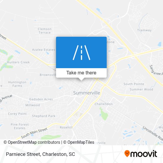 Parniece Street map