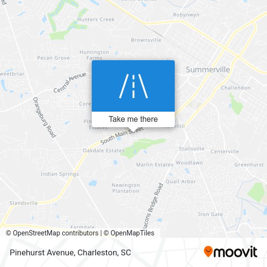 Pinehurst Avenue map