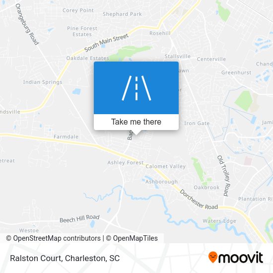 Mapa de Ralston Court