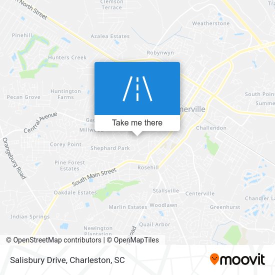 Salisbury Drive map