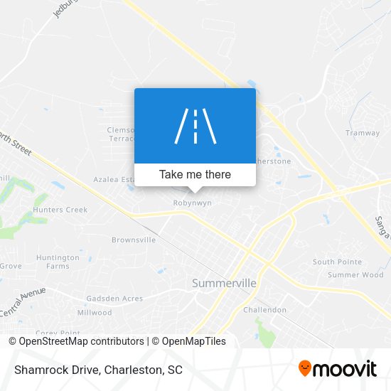 Mapa de Shamrock Drive