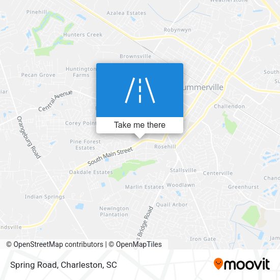Mapa de Spring Road