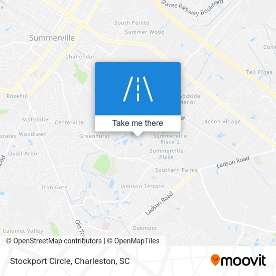 Mapa de Stockport Circle