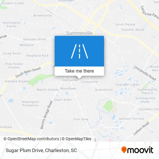 Sugar Plum Drive map