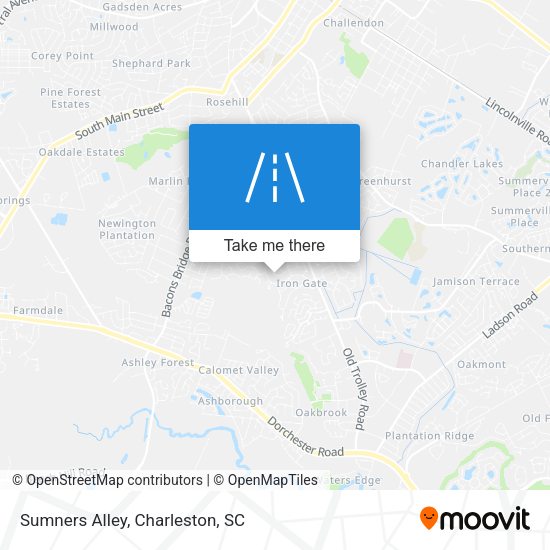 Mapa de Sumners Alley
