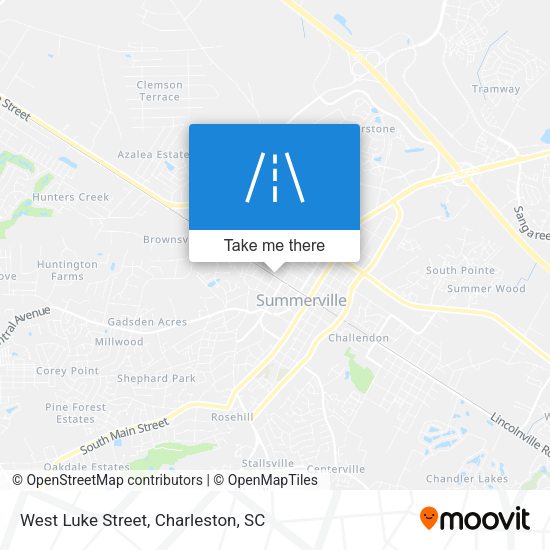 West Luke Street map