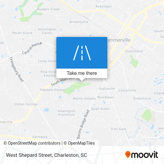 Mapa de West Shepard Street