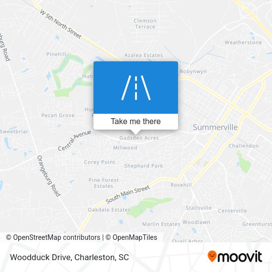 Woodduck Drive map