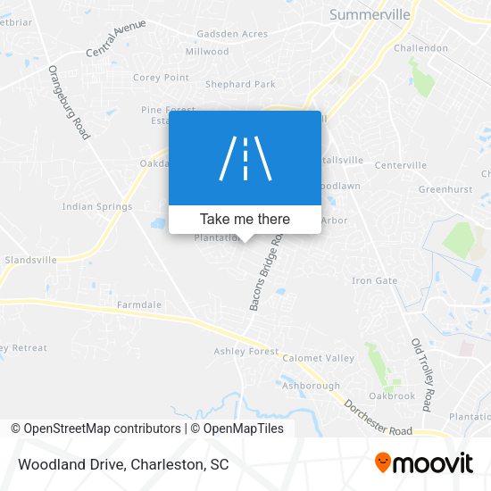 Mapa de Woodland Drive