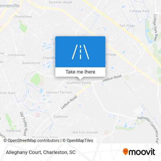 Alleghany Court map