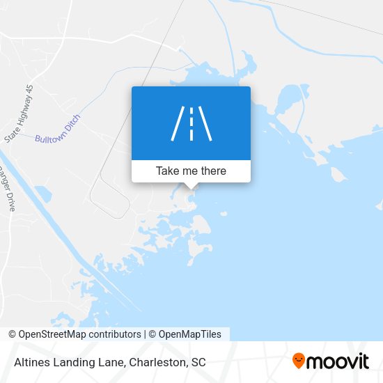Altines Landing Lane map