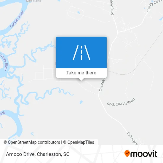 Amoco Drive map