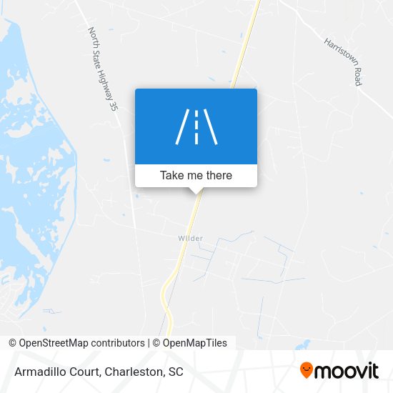 Armadillo Court map
