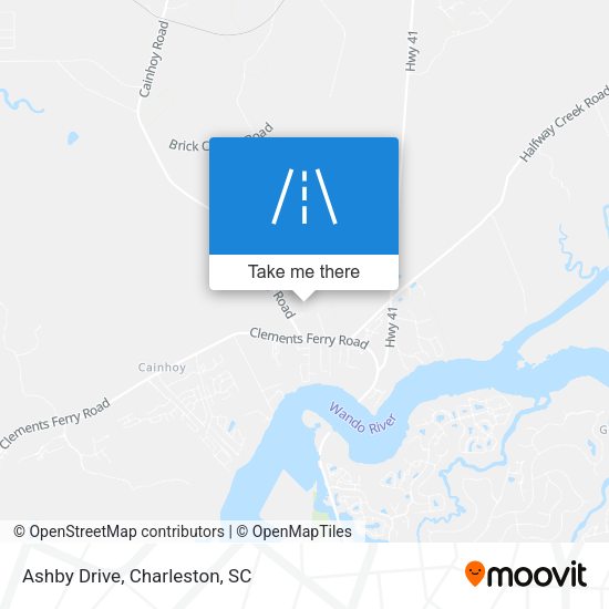 Ashby Drive map