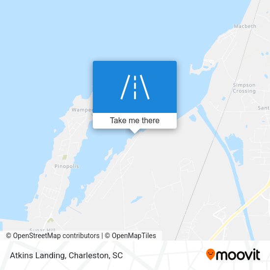 Mapa de Atkins Landing