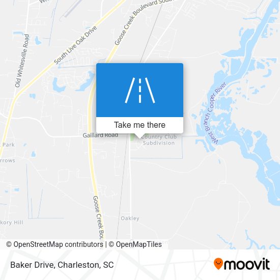 Mapa de Baker Drive
