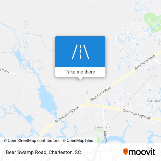 Bear Swamp Road map