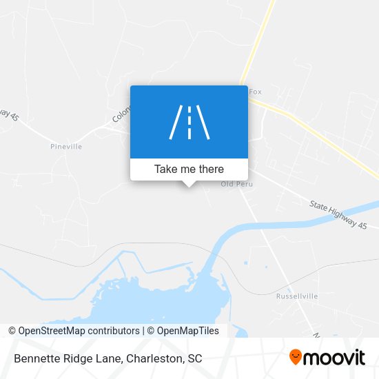 Mapa de Bennette Ridge Lane