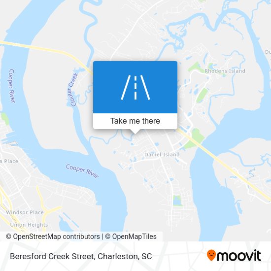 Beresford Creek Street map