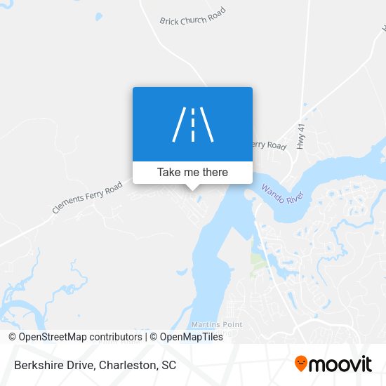 Berkshire Drive map