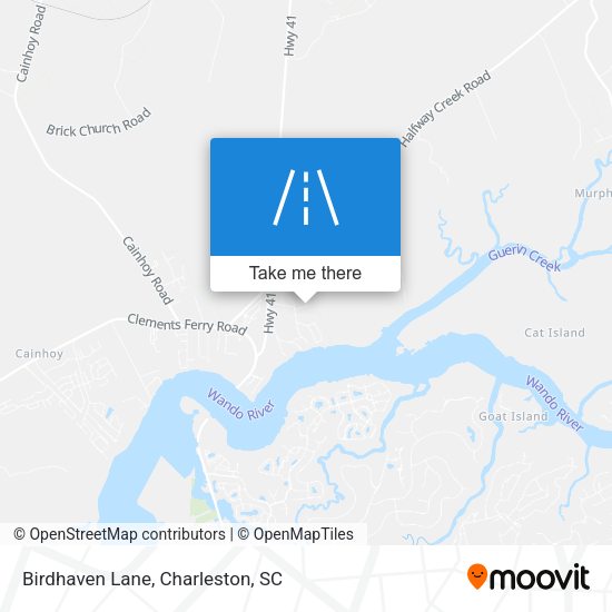 Mapa de Birdhaven Lane