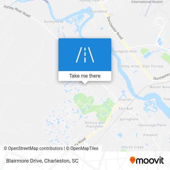 Mapa de Blairmore Drive