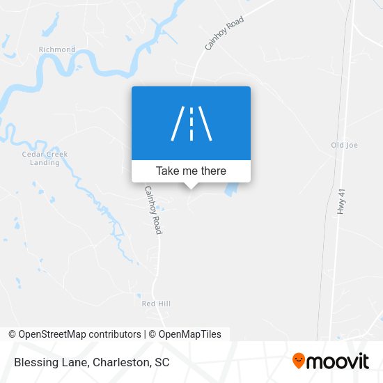 Mapa de Blessing Lane