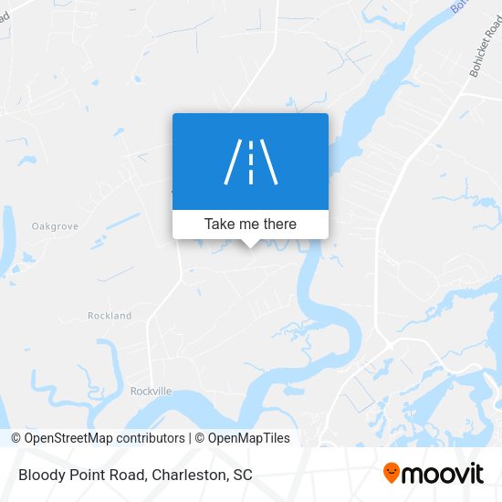 Mapa de Bloody Point Road