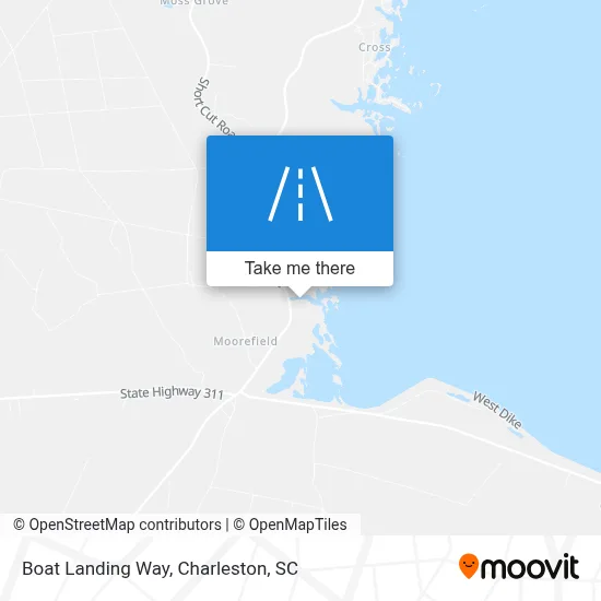 Boat Landing Way map