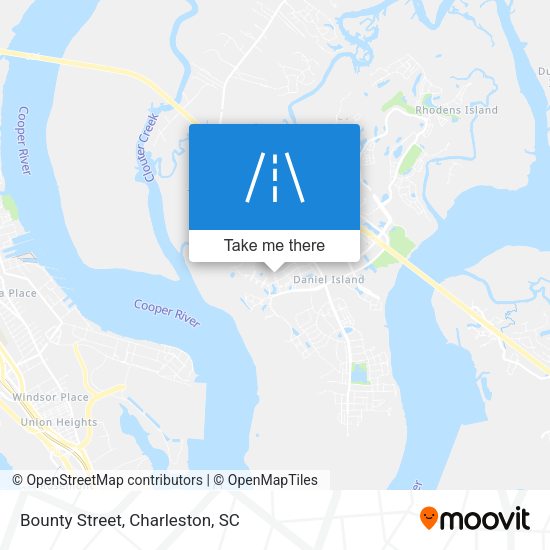 Mapa de Bounty Street