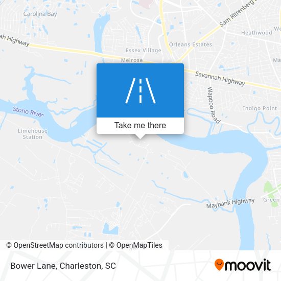 Mapa de Bower Lane