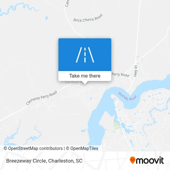 Breezeway Circle map
