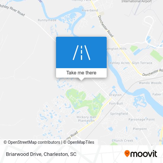 Mapa de Briarwood Drive