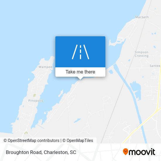 Broughton Road map