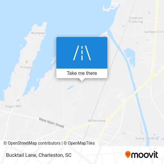 Mapa de Bucktail Lane