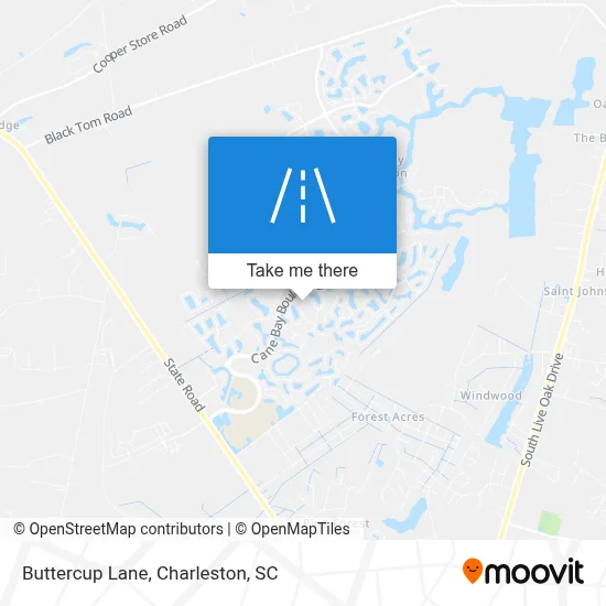 Buttercup Lane map
