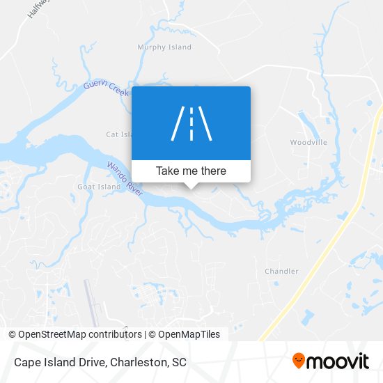 Cape Island Drive map