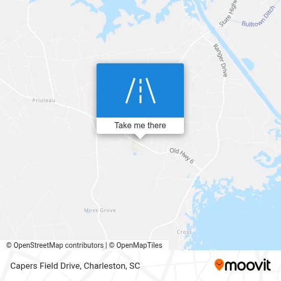 Capers Field Drive map