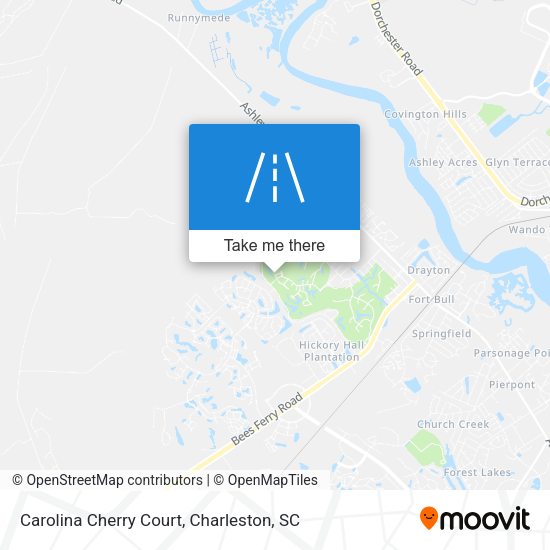 Carolina Cherry Court map