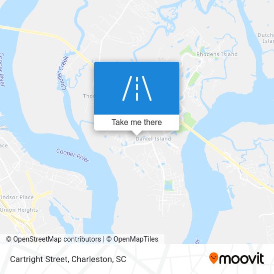 Mapa de Cartright Street
