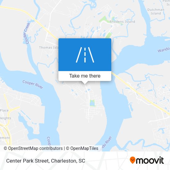 Center Park Street map