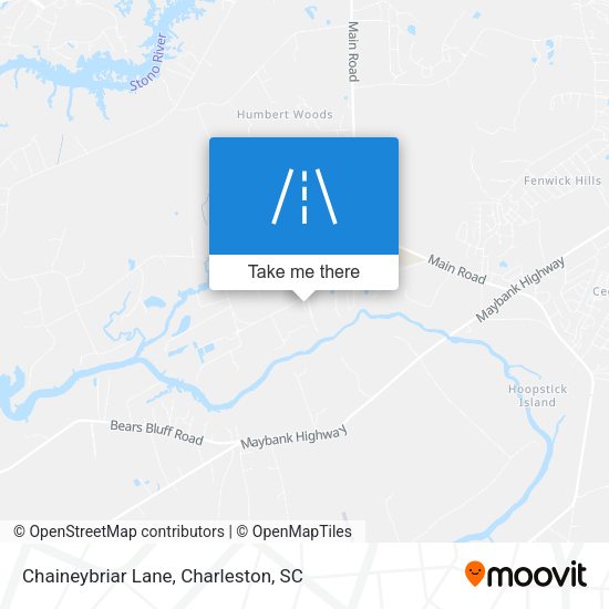 Mapa de Chaineybriar Lane