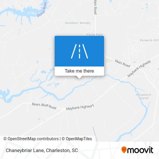 Chaneybriar Lane map