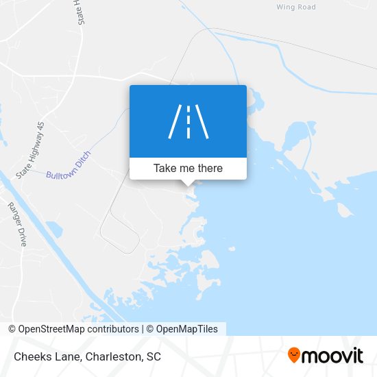 Mapa de Cheeks Lane