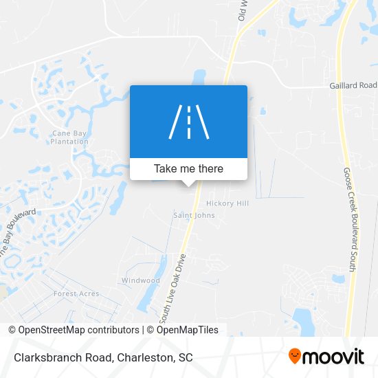 Mapa de Clarksbranch Road