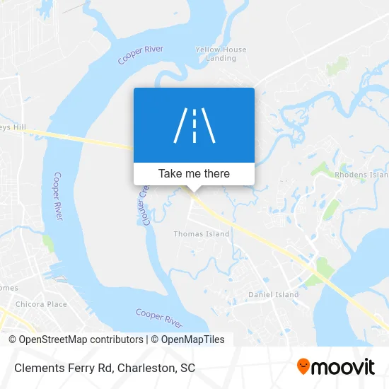 Clements Ferry Rd map