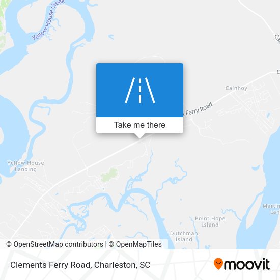 Clements Ferry Road map