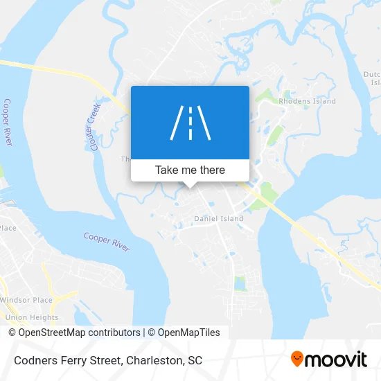 Codners Ferry Street map